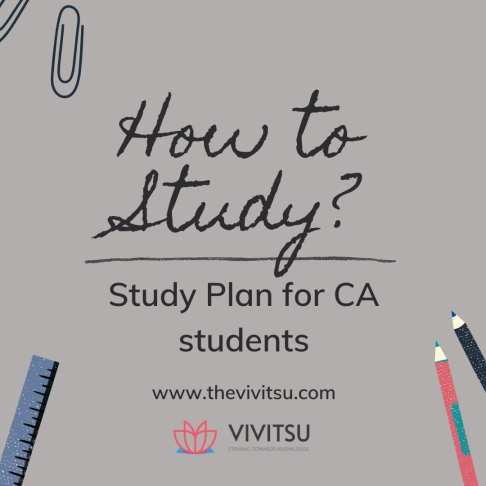 The WHAT & HOW to plan your study in the next 81 days?