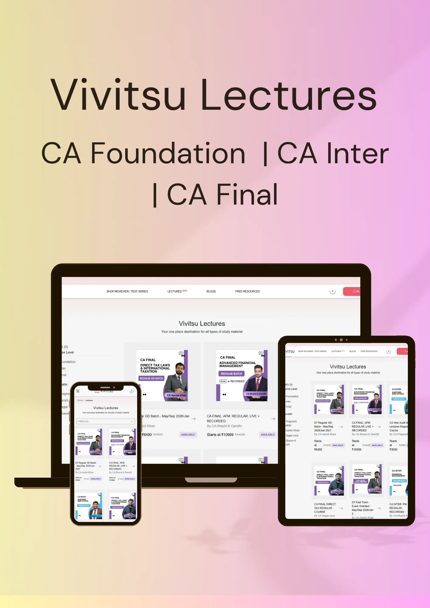 CA Final lectures