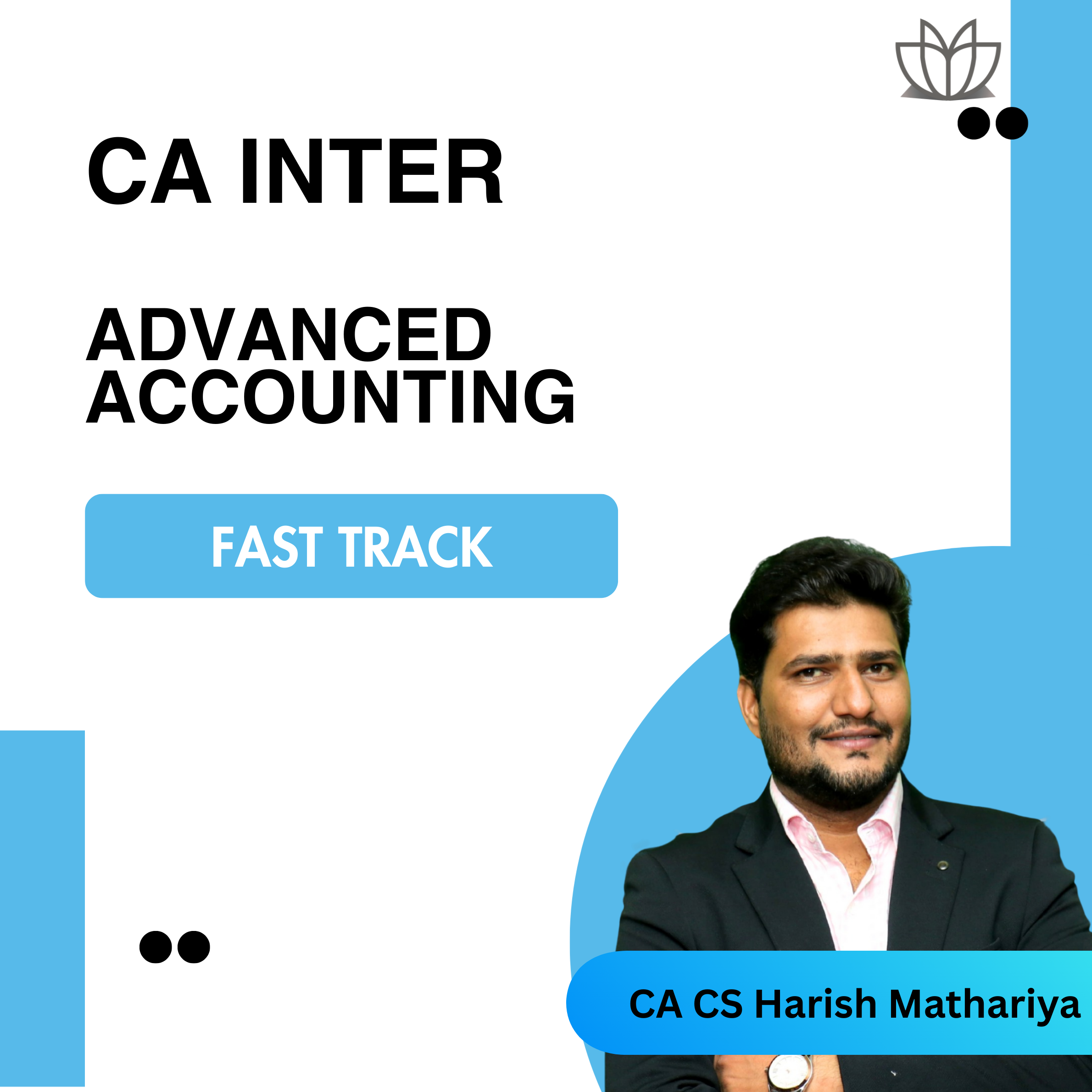 CA Inter Adv. Accounts Fastrack for May 26 and Sep…