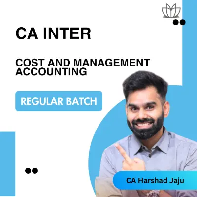 CA Inter Costing Regular Pre Recorded and Live + Recorded Batch For Sept 2026 and Jan 2027 By CA Harshad Jaju